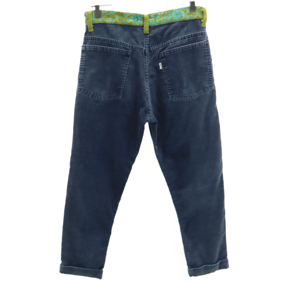 オールドパーク コーデュロイパンツ M ネイビー メンズ