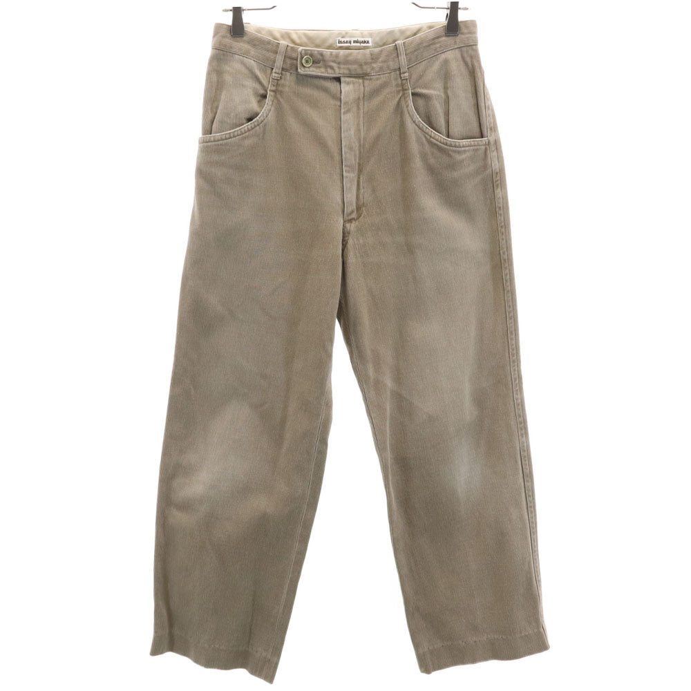ISSEY MIYAKE イッセイミヤケ 70s 日本製 ヴィンテージ コーデュロイパンツ L ベージュブラウン メンズ