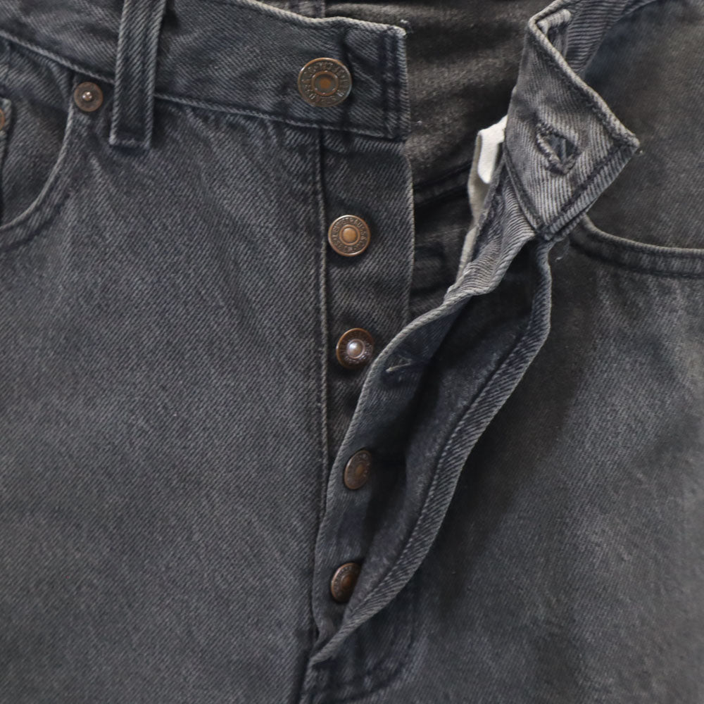 Levi's リーバイス 90s 後染め ブラック オールド デニムパンツ W32 チャコールグレー ジーンズ ボタンフライ メンズ
