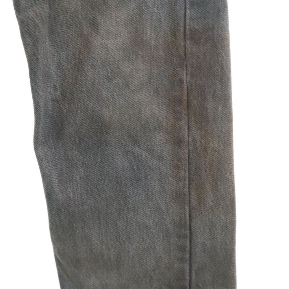 Levi's リーバイス 90s 501 USA製 後染め ブラック オールド ストレートデニムパンツ W29 チャコールグレー ジーンズ メンズ