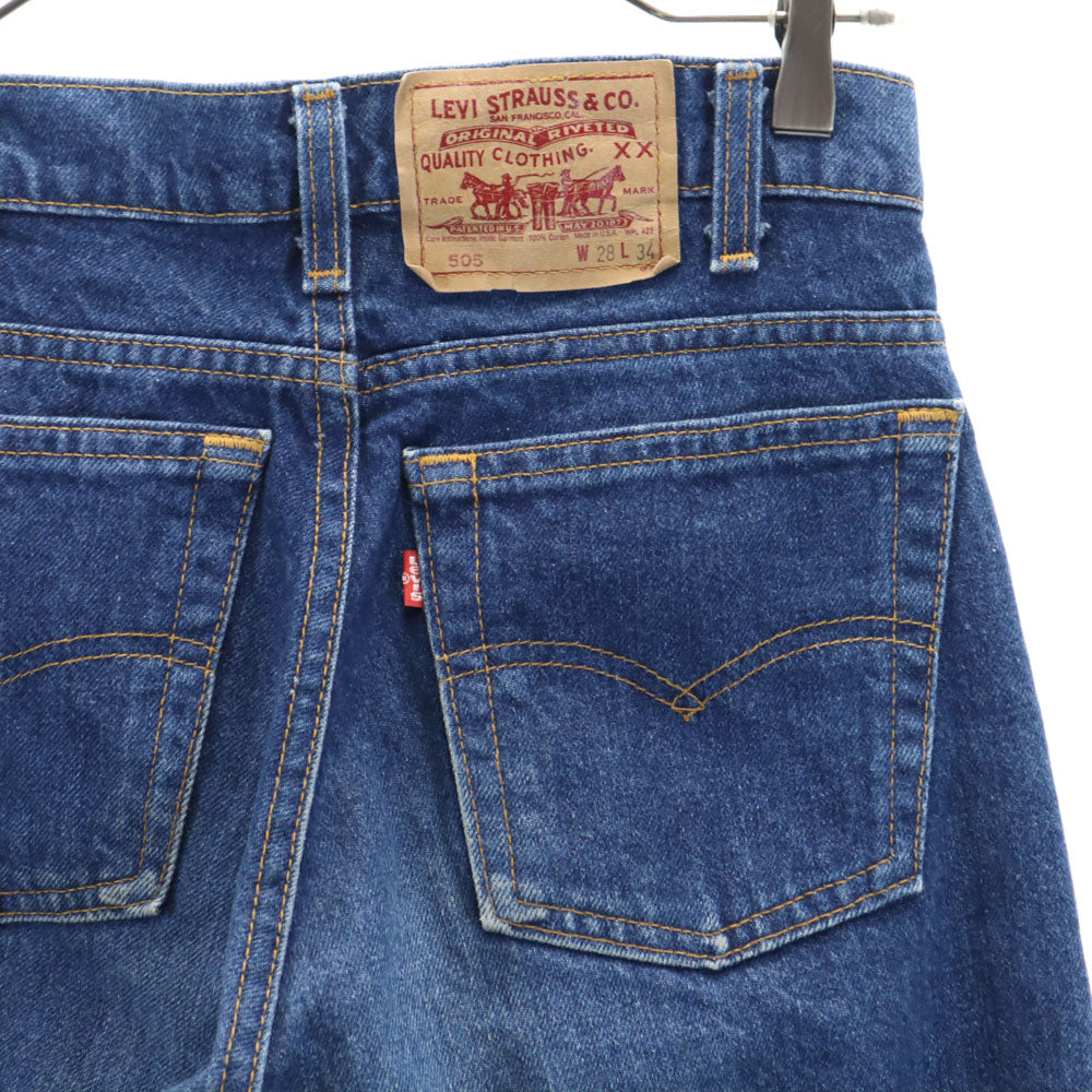 リーバイス 80s USA製 505 ヴィンテージ ストレートデニムパンツ w28 Levi's ジーンズ メンズ