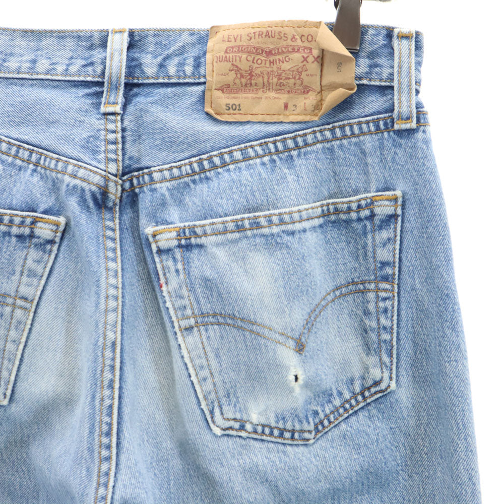 Levi's リーバイス 90s 501 ユーロリーバイス オールド デニムパンツ W31 ウォッシュブルー ジーンズ ボタンフライ メンズ