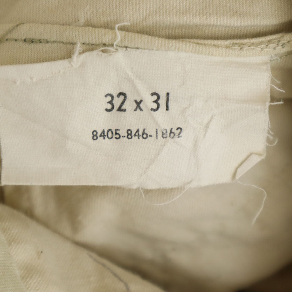 US ARMY アメリカ軍 60s DSA ヴィンテージ トラウザー パンツ W32 ベージュ メンズ