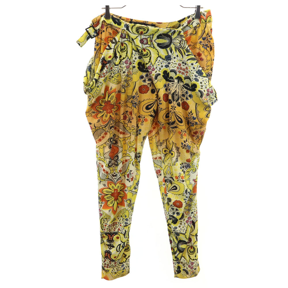 デシグアル ムッシュ・クリスチャン・ラクロワ コラボ 花柄 イージーパンツ W32 イエロー系 Desigual レディース