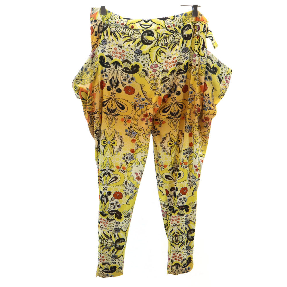 デシグアル ムッシュ・クリスチャン・ラクロワ コラボ 花柄 イージーパンツ W32 イエロー系 Desigual レディース