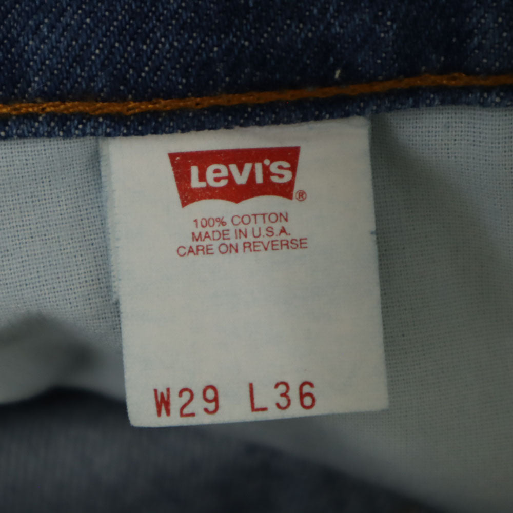 Levi's リーバイス 90s 505 USA製 オールド テーパードデニムパンツ W29 ブルー ジーンズ メンズ