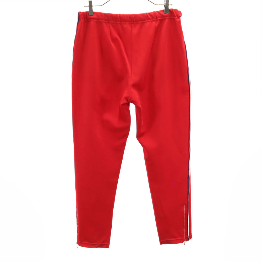 adidas アディダス 70s デサント製 ヴィンテージ 西ドイツタグ ロングジャージパンツ O レッド メンズ