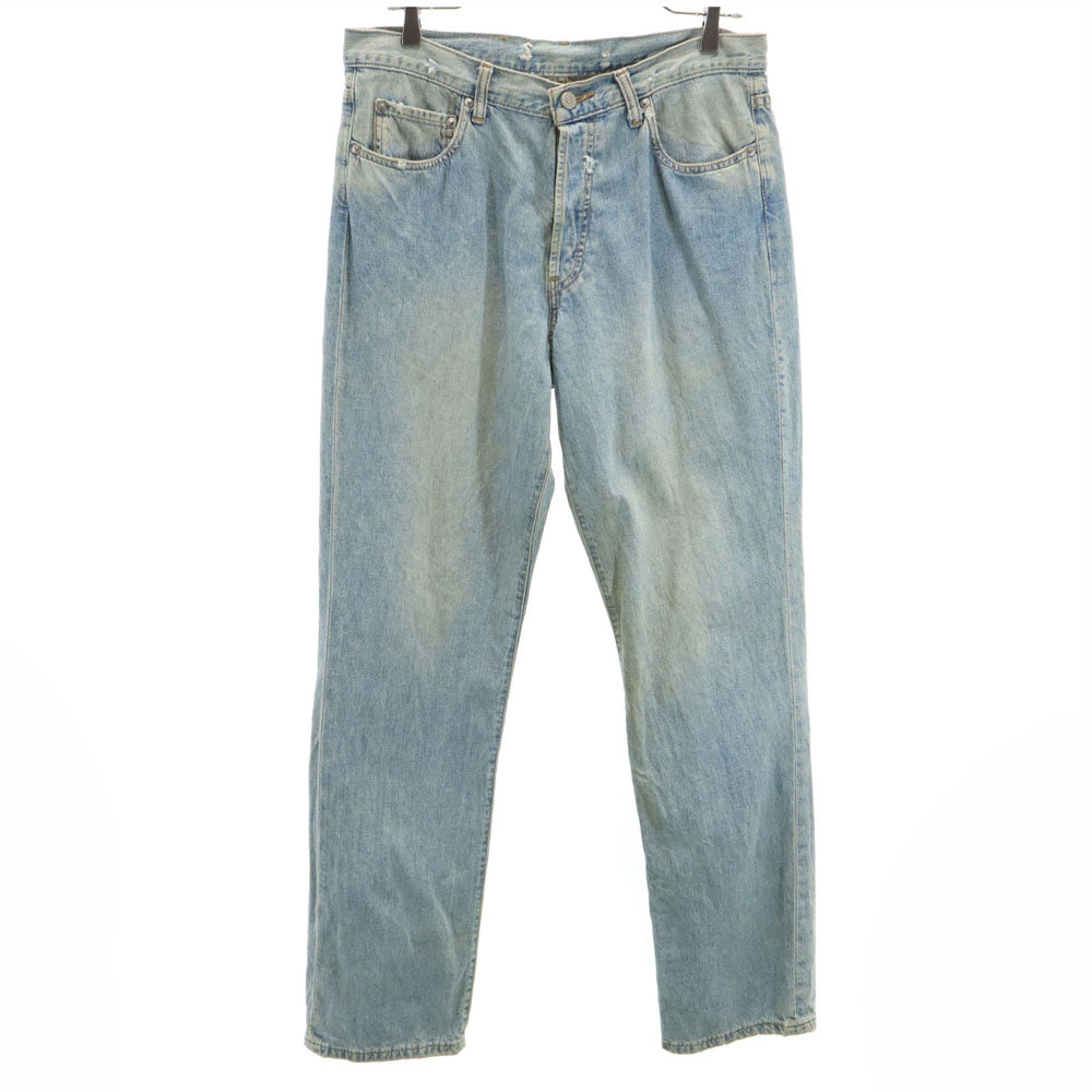 RRL ダブルアールエル USA製 ボタンフライ ストレートデニムパンツ w33 ジーパン メンズ