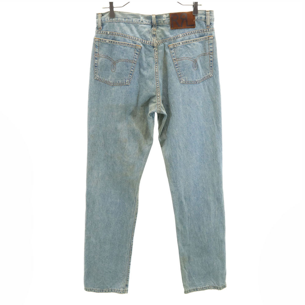 RRL ダブルアールエル USA製 ボタンフライ ストレートデニムパンツ w33 ジーパン メンズ