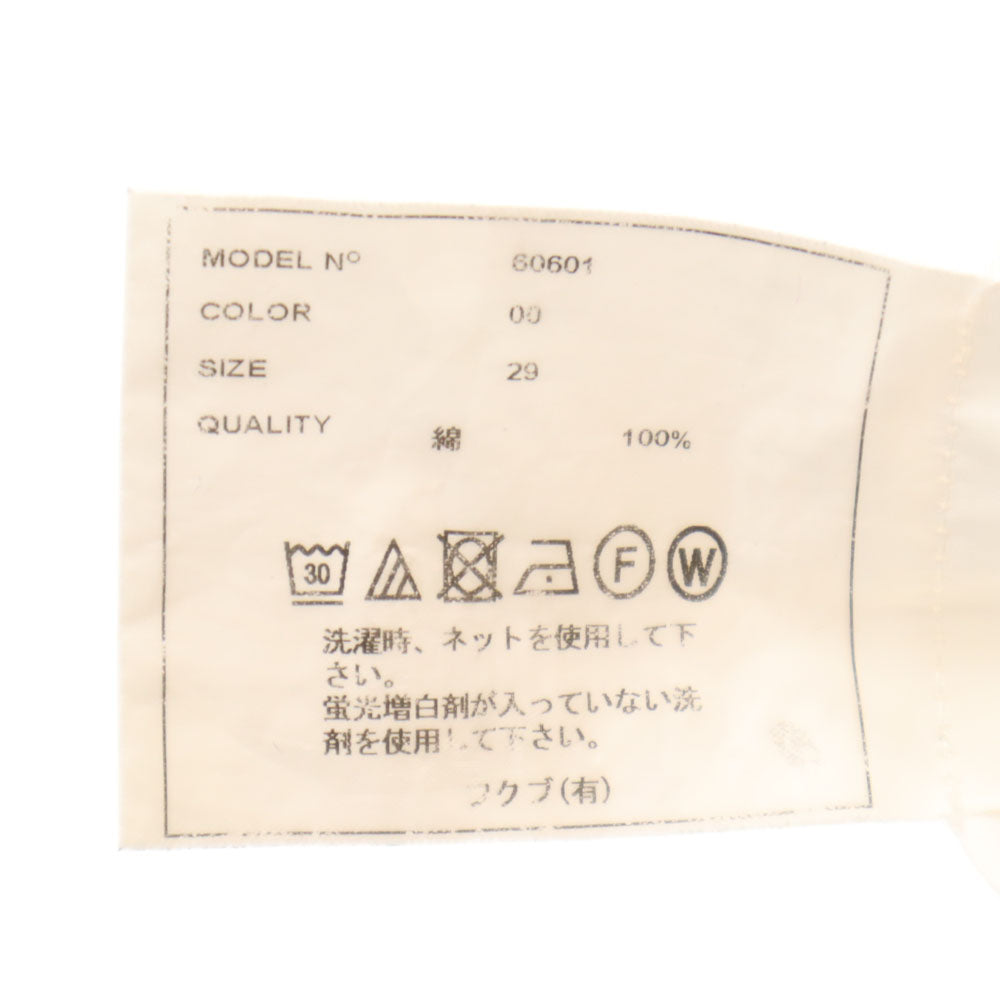 YAECA ヤエカ 日本製 コットン チノパンツ w29 白 EXCLUSIVE FABRIC レディース