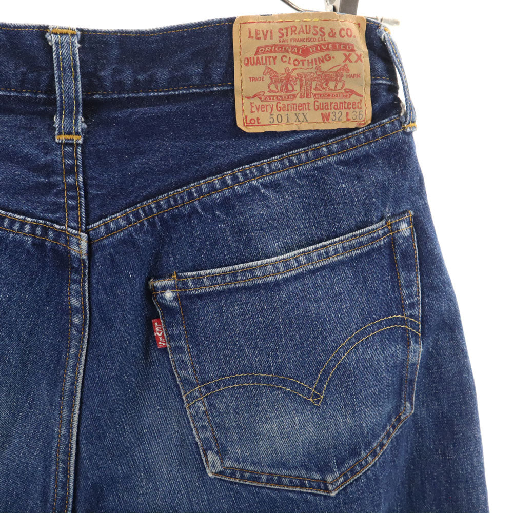 リーバイス 501XX バレンシア製 ボタン裏555 赤耳 ビッグE 裏リベット ストレートデニムパンツ w32 Levi's ボタンフライ ジーパン メンズ