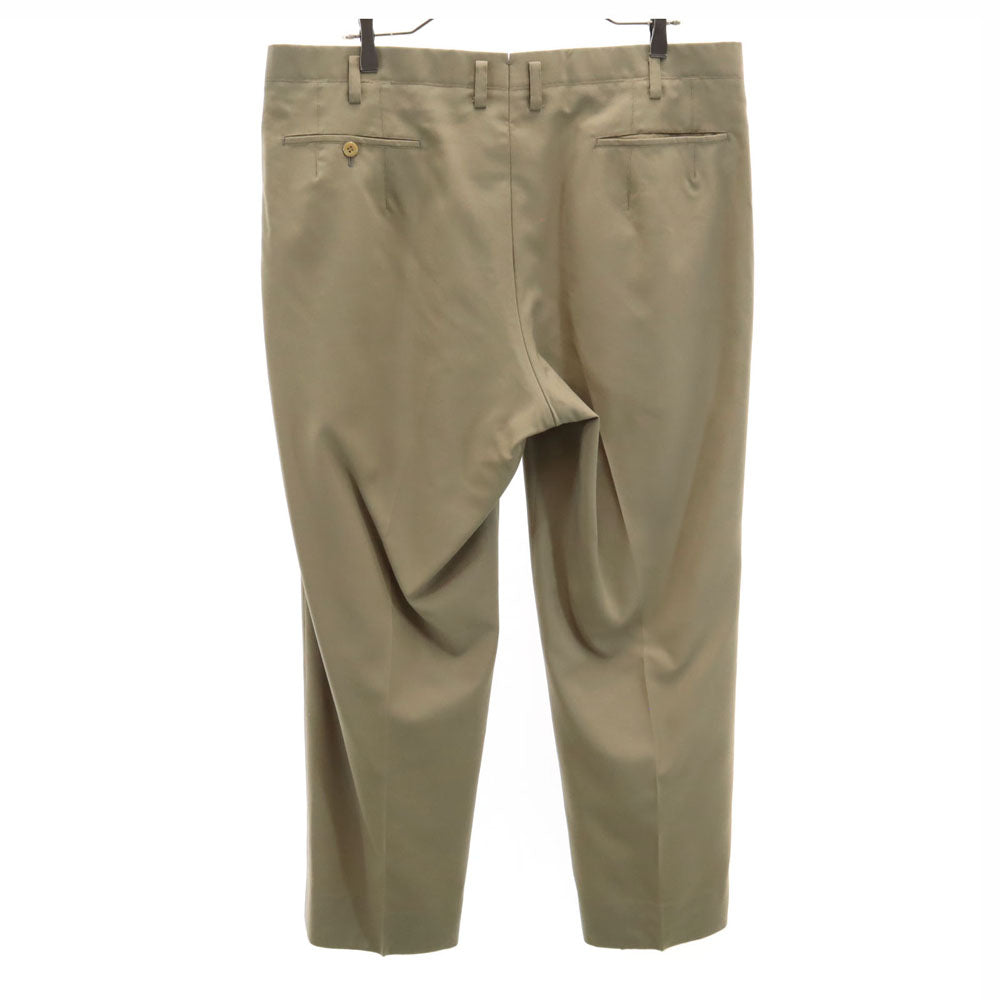 VINTAGE ヴィンテージ 70s 80s イタリア製 ロケットタロン スラックスパンツ ベージュブラウン メンズ