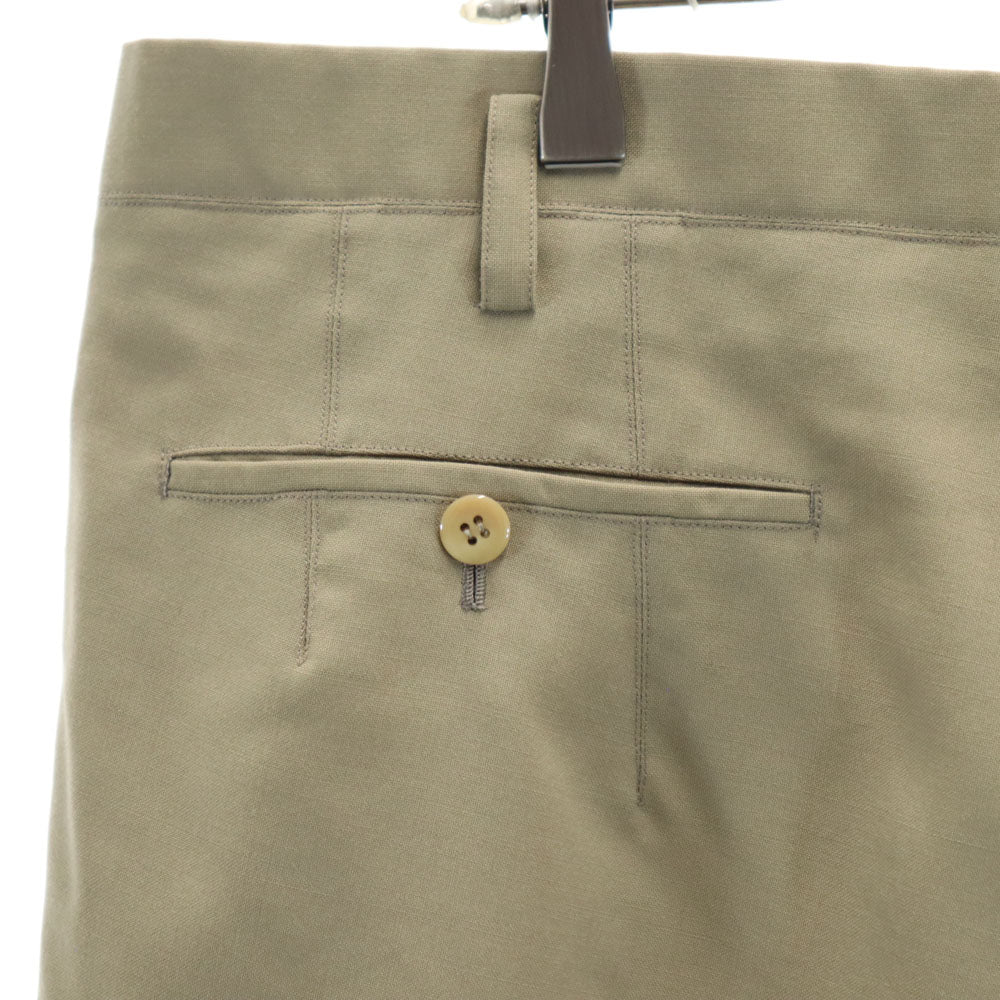 VINTAGE ヴィンテージ 70s 80s イタリア製 ロケットタロン スラックスパンツ ベージュブラウン メンズ