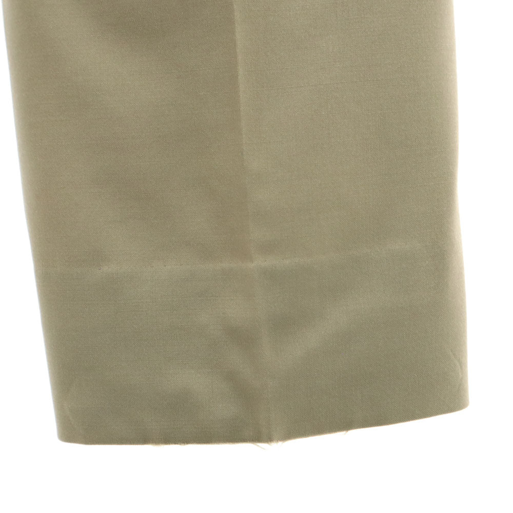 VINTAGE ヴィンテージ 70s 80s イタリア製 ロケットタロン スラックスパンツ ベージュブラウン メンズ