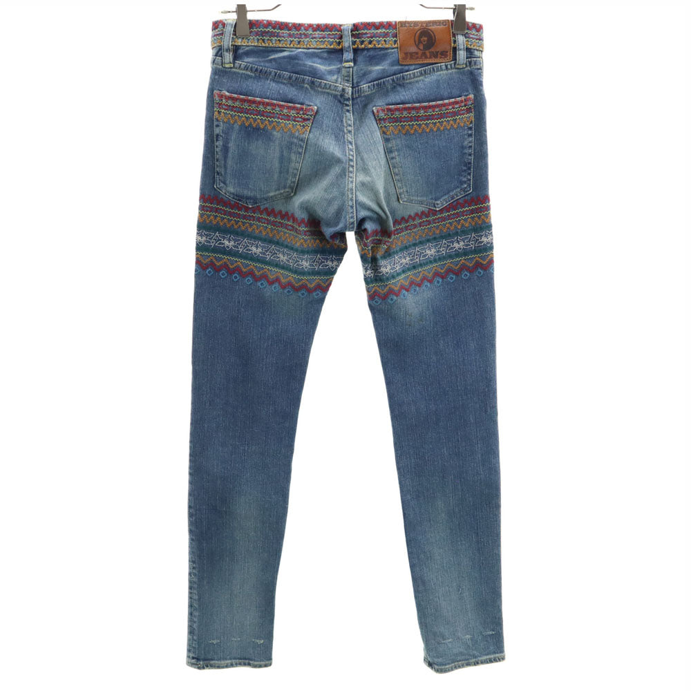 ヒステリックグラマー 日本製 スキニーデニムパンツ XS ブルー HYSTERIC GLAMOUR ジーンズ レディース