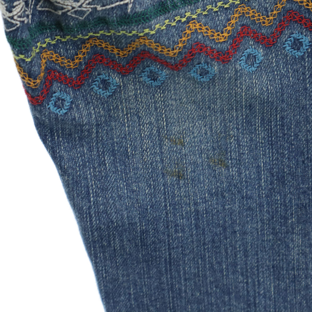 ヒステリックグラマー 日本製 スキニーデニムパンツ XS ブルー HYSTERIC GLAMOUR ジーンズ レディース