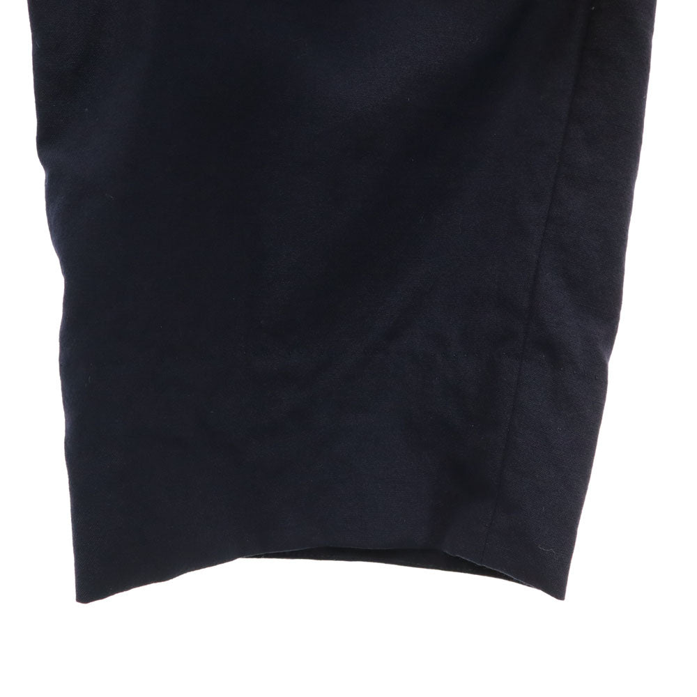 コムデギャルソンオム 2001年 00s 日本製 スラックスパンツ M ネイビー COMME des GARCONS HOMME タック トラウザー メンズ