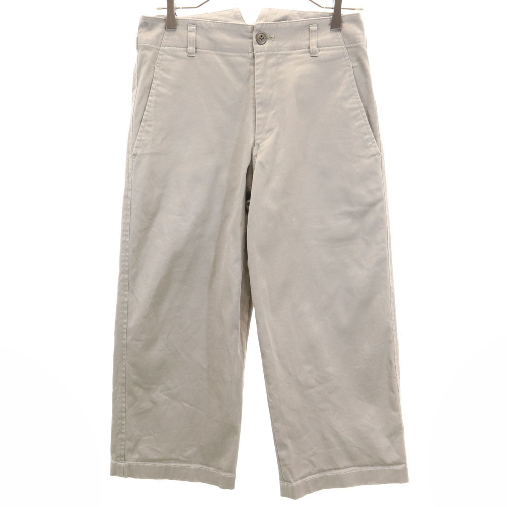 Comme des Garcons Comme des Garcons コムデギャルソンコムデギャルソン 2010年 日本製 製品洗い加工 クロップド ワイドパンツ S グレー レディース