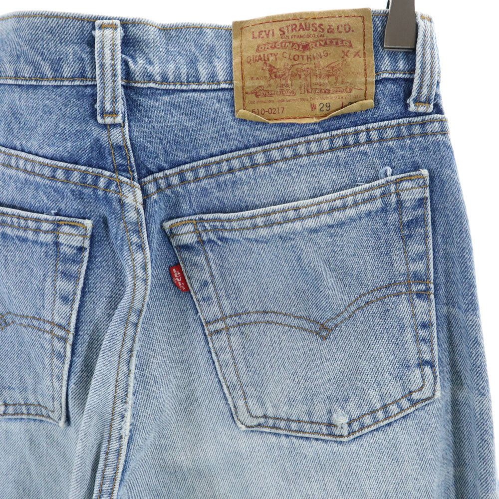 Levi's リーバイス 90s 510-0217 USA製 オールド デニムパンツ W29 ウォッシュブルー ジーンズ メンズ