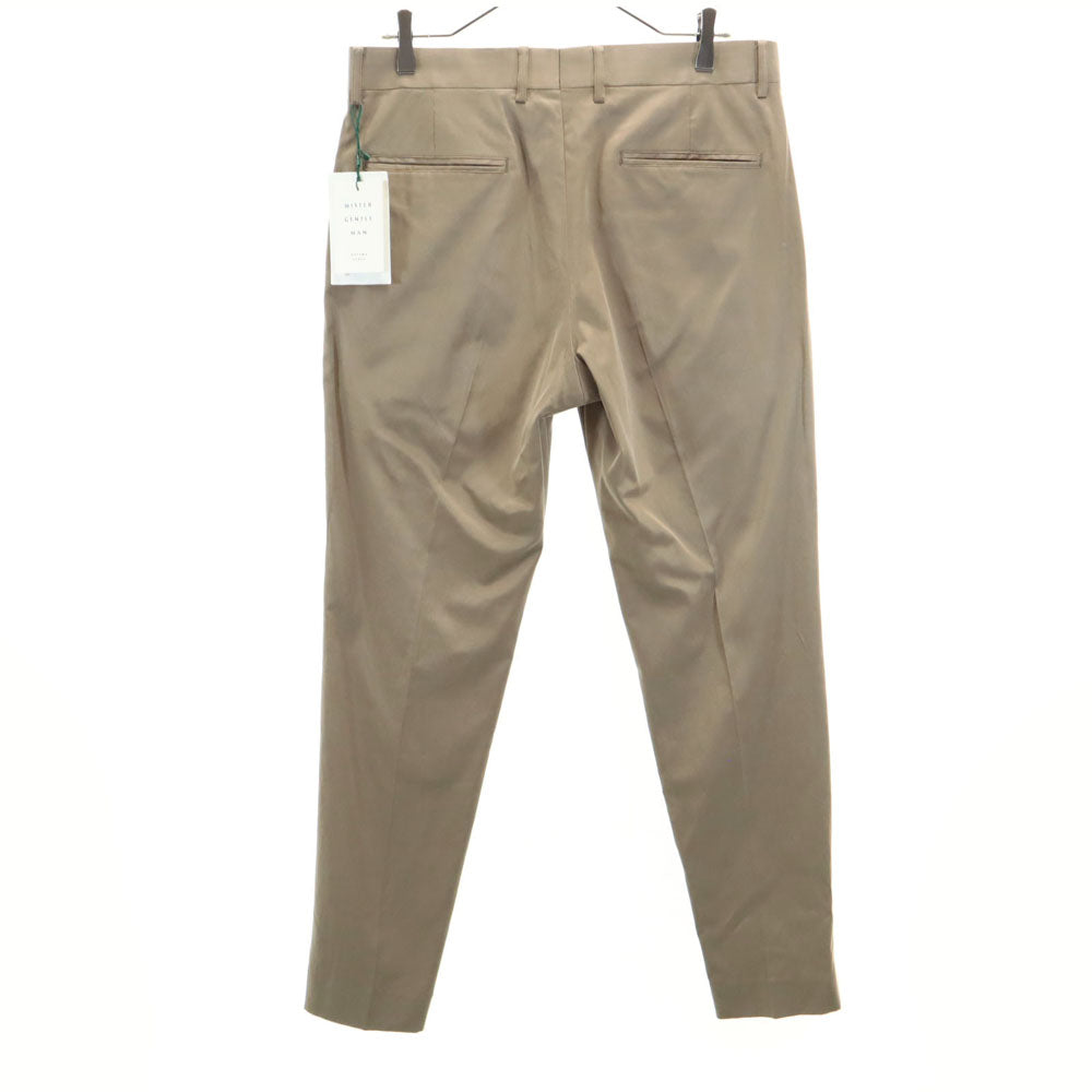 未使用 Mr.GENTLEMAN ミスタージェントルマン コンフォータブル パンツ L ベージュ ESSENTIEL スラックス メンズ