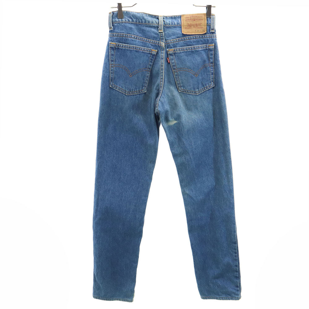 Levi's リーバイス 90s 510 オールド USA製 ストレートデニムパンツ W28 ブルー レディース