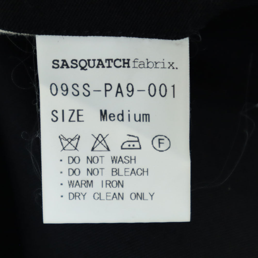 SASQUATCHfabrix. サスクワァッチファブリックス 日本製 スラックスパンツ M ブラック メンズ