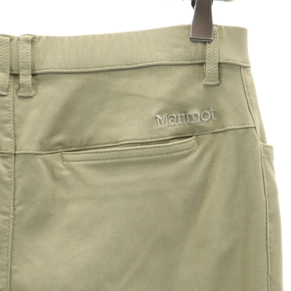 MARMOT マーモット デサント製 ストレッチ スキニーパンツ L カーキベージュ レディース