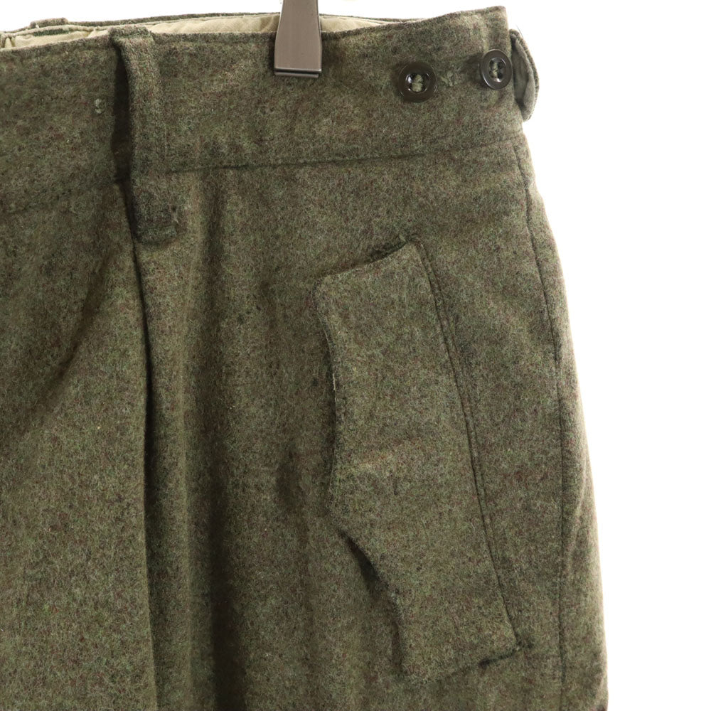 GERMAN MILITARY ドイツ軍 ダブルニー カーゴパンツ 14 オリーブ ミリタリー メンズ