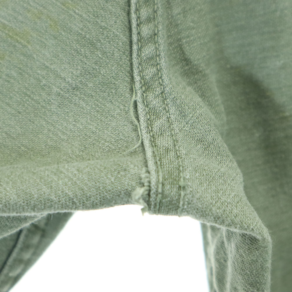 US ARMY アメリカ軍 70s DSA コットンサテン ヴィンテージ ベイカー パンツ W30 カーキ ミリタリー メンズ