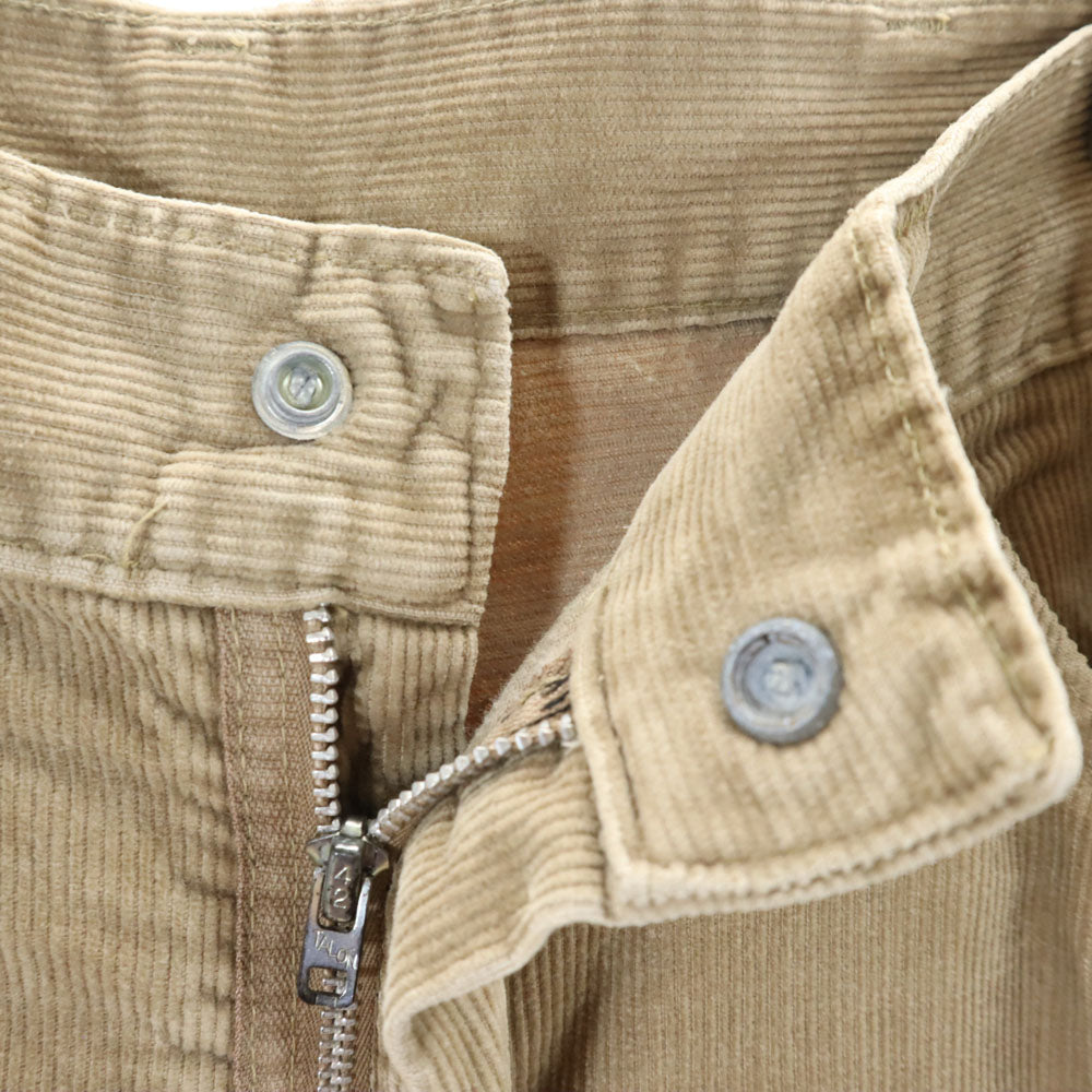 BIG YANK ビッグヤンク 70s 80s ヴィンテージ 42タロン コーデュロイパンツ ベージュ TALONジップ フレア メンズ