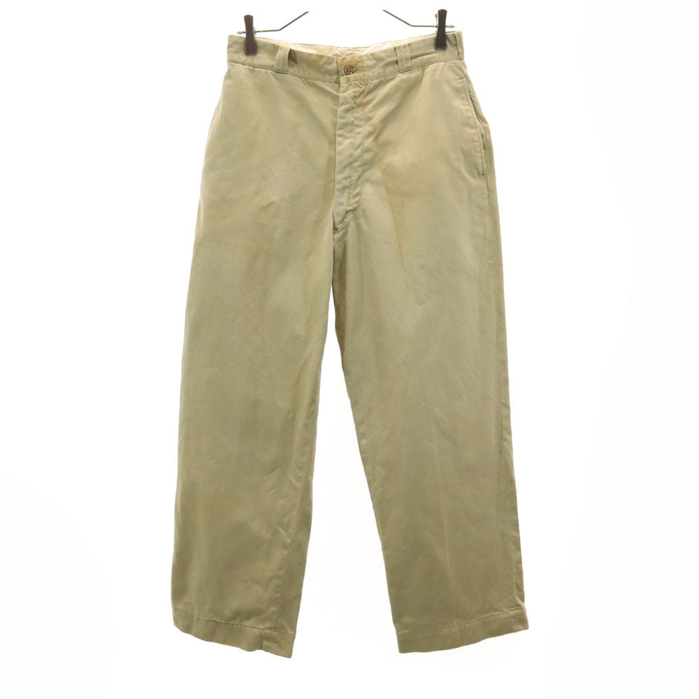 US ARMY アメリカ軍 60s 70s USAF ヴィンテージ チノパンツ W31 ベージュ ミリタリー トラウザーズ メンズ