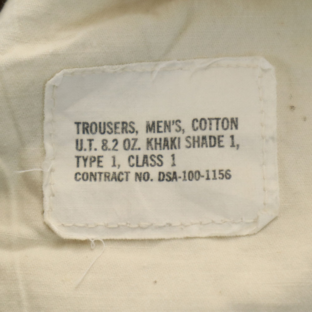 US ARMY アメリカ軍 60s 70s USAF ヴィンテージ チノパンツ W31 ベージュ ミリタリー トラウザーズ メンズ