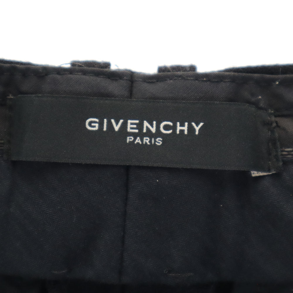 GIVENCHY ジバンシィ ウールパンツ 36 ブラック PARIS レディース