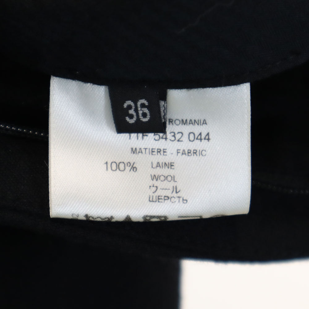 GIVENCHY ジバンシィ ウールパンツ 36 ブラック PARIS レディース