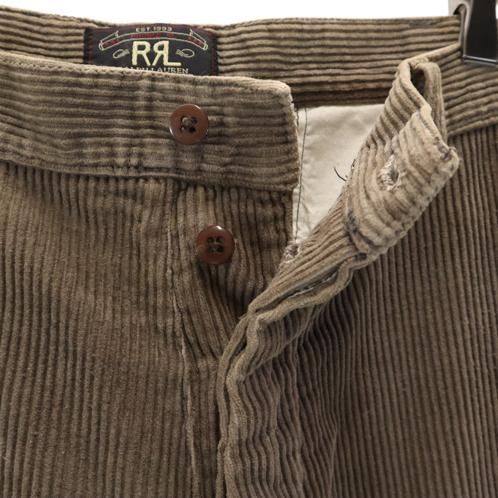 RRL ダブルアールエル 90s 初期タグ 赤3星 オールド コーデュロイパンツ W36 ブラウン ラルフローレン メンズ