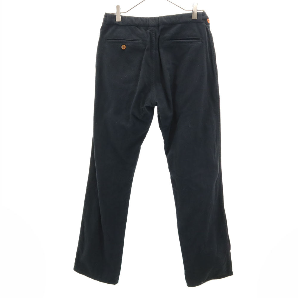 COMME des GARCONS HOMME PLUS コムデギャルソンオムプリュス 2002年 00s 日本製 コットンネル ロングパンツ S ブラック メンズ