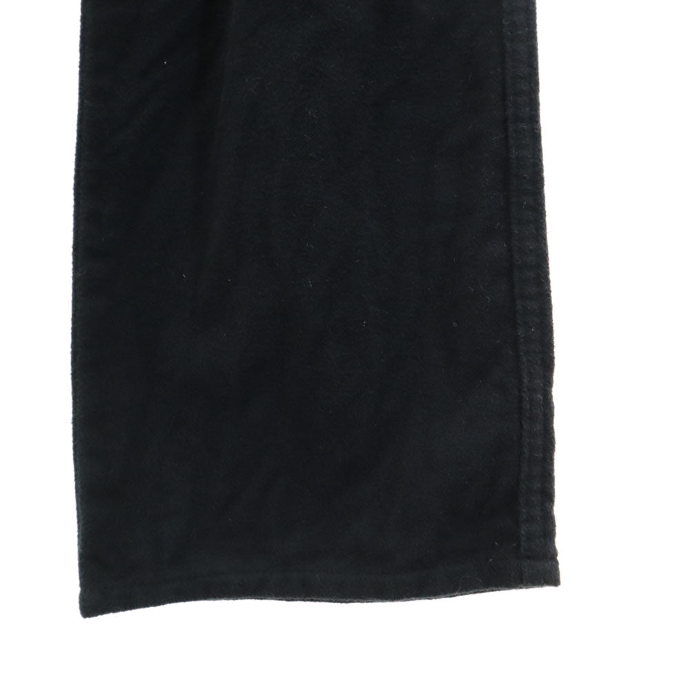 COMME des GARCONS HOMME PLUS コムデギャルソンオムプリュス 2002年 00s 日本製 コットンネル ロングパンツ S ブラック メンズ