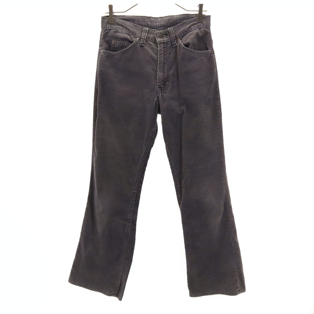 Levi's リーバイス 80s ヴィンテージ コーデュロイパンツ W29 チャコールグレー TALONジップ メンズ