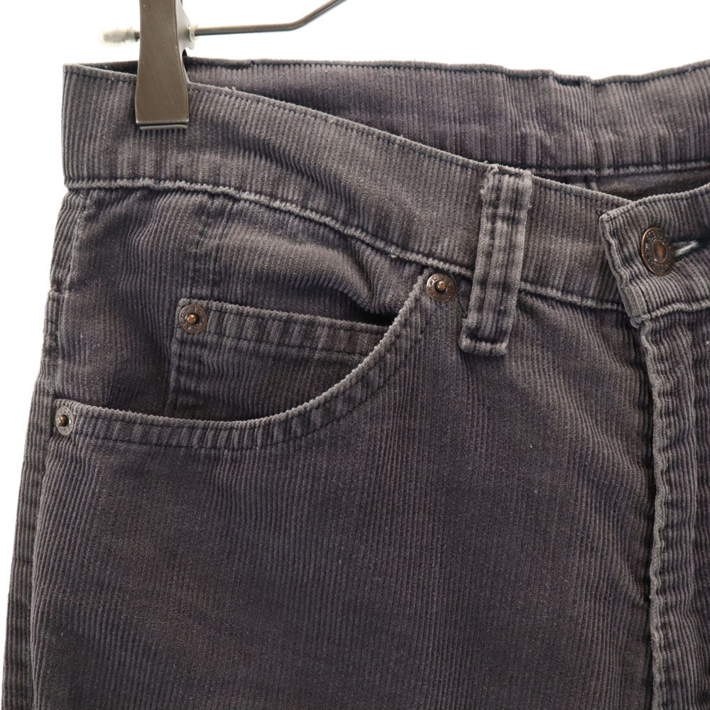Levi's リーバイス 80s ヴィンテージ コーデュロイパンツ W29 チャコールグレー TALONジップ メンズ