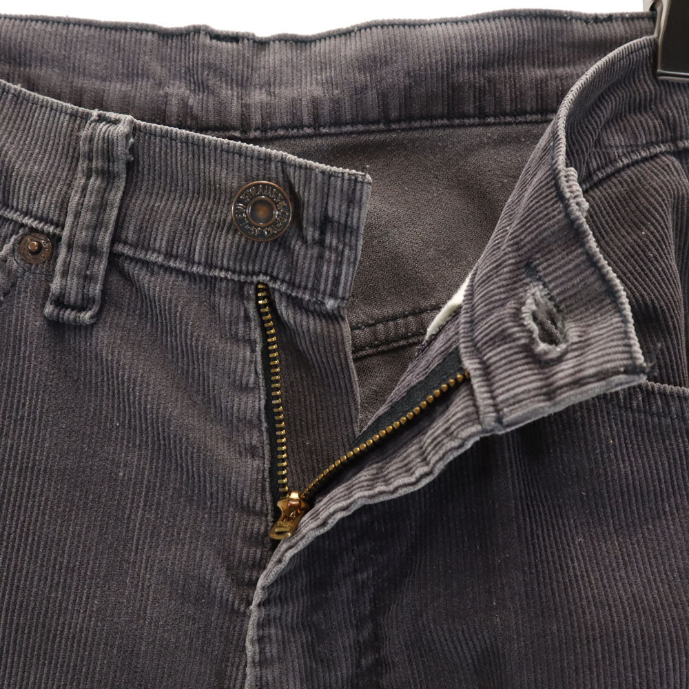 Levi's リーバイス 80s ヴィンテージ コーデュロイパンツ W29 チャコールグレー TALONジップ メンズ