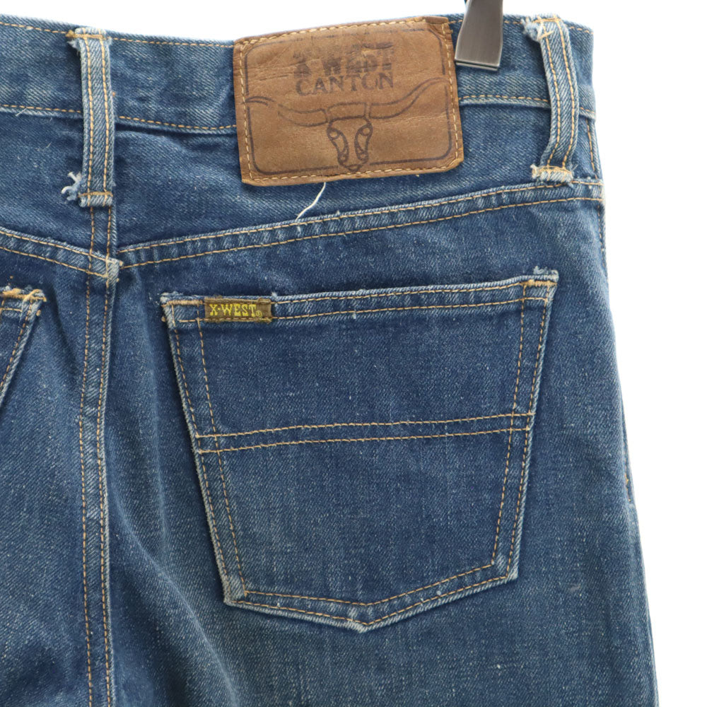 CANTON キャントン 70s ヴィンテージ 日本製 テーパードデニムパンツ 78 ジーパン メンズ