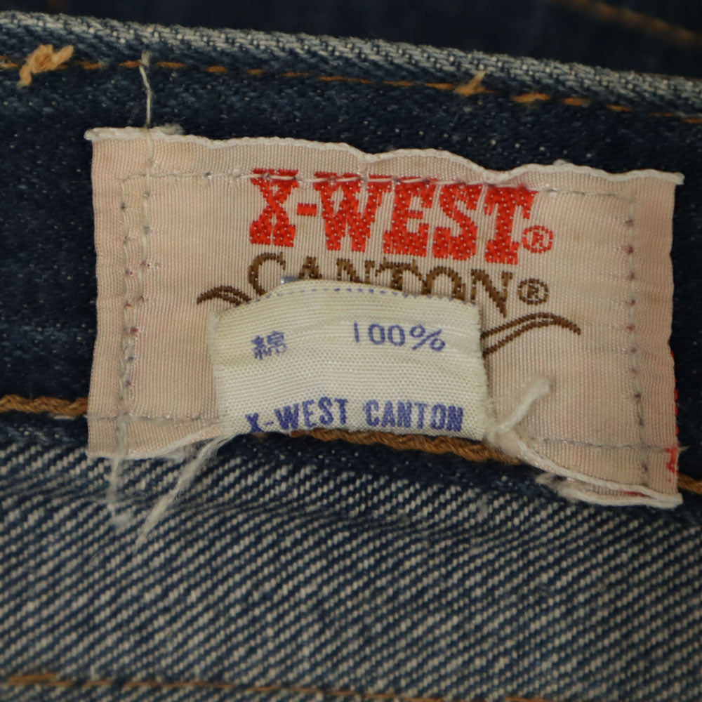 CANTON キャントン 70s ヴィンテージ 日本製 テーパードデニムパンツ 78 ジーパン メンズ