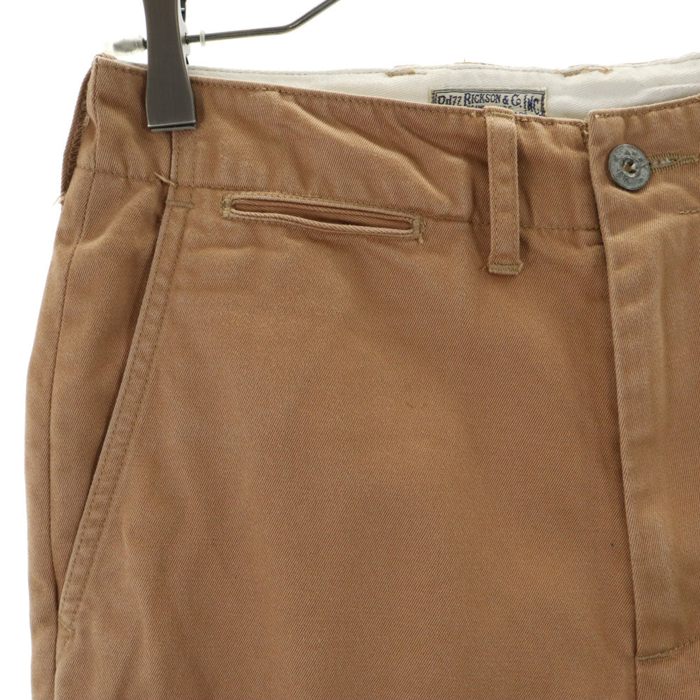 BEAMS BOY ビームスボーイ BUZZRICKSON コラボ テーパードパンツ w29 ベージュ レディース