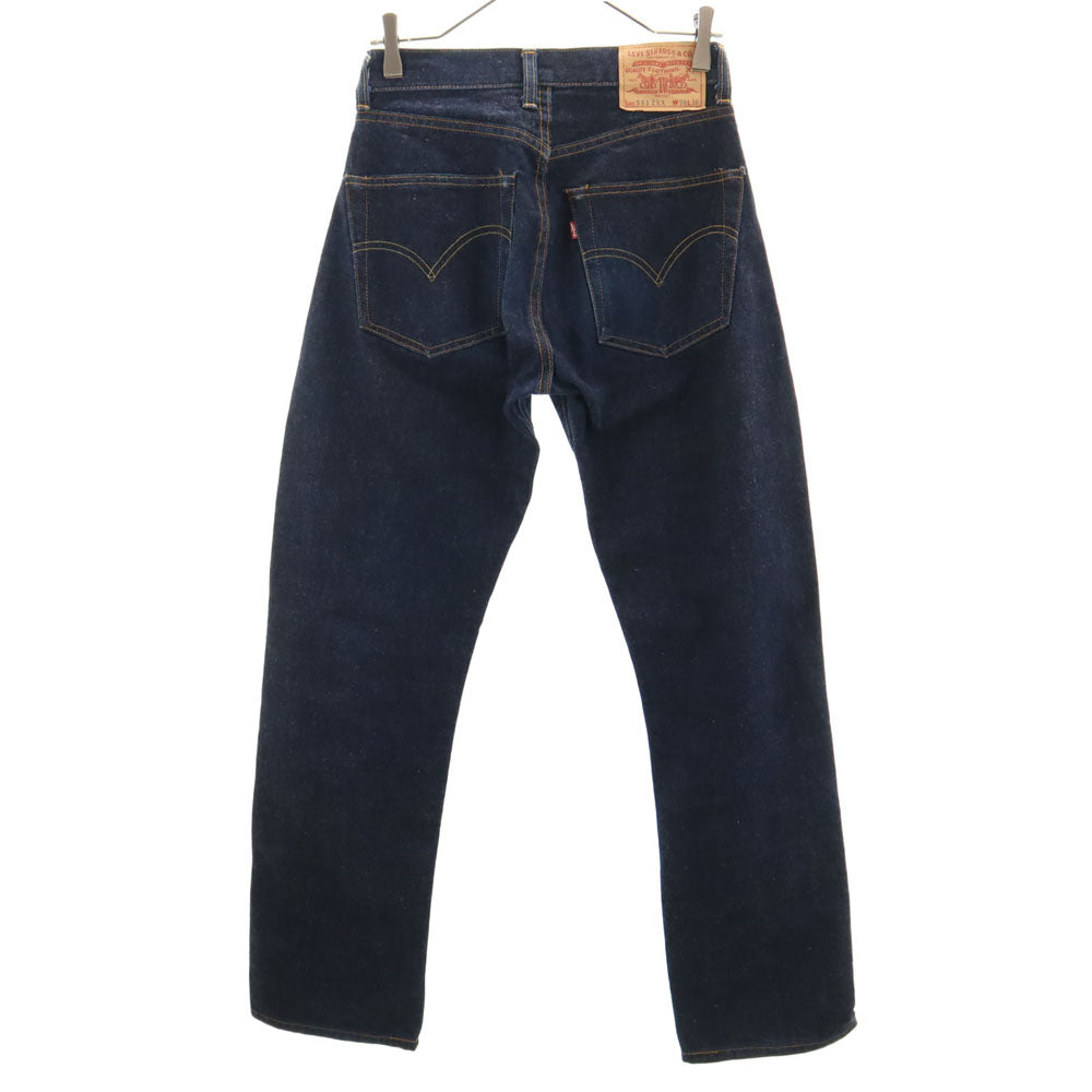 Levi's リーバイス 90s 米国製 裏リベット ビックE 赤耳 551ZXX バレンシア ストレートデニムパンツ w28 ネイビー ジーンズ メンズ