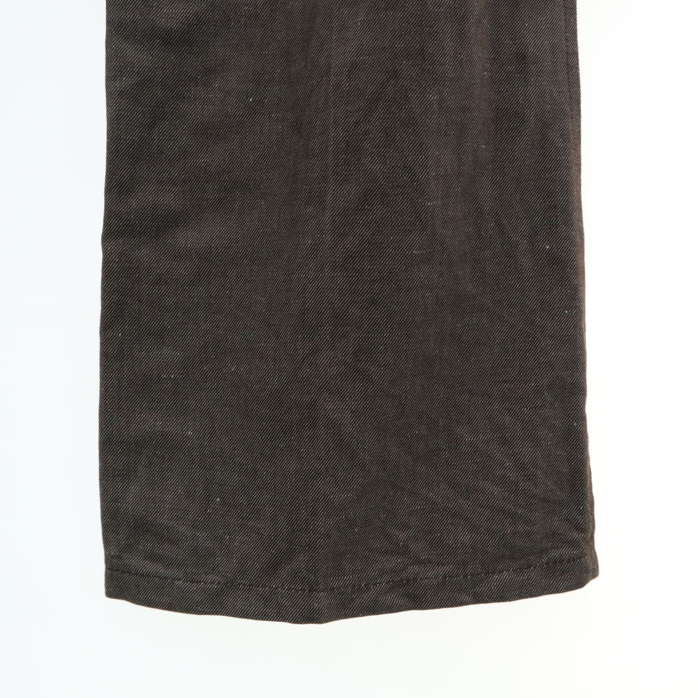 NEIL BARRETT ニールバレット イタリア製 リネンブレンド センタープレス スラックスパンツ 40 ブラウン レディース