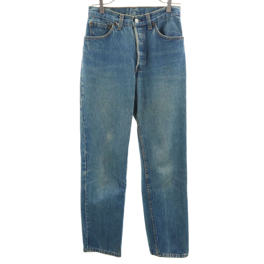 Levi's リーバイス 90s USA製 オールド テーパードデニムパンツ 9 ブルー ジーンズ ボタンフライ レディース