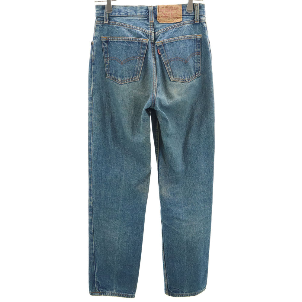 Levi's リーバイス 90s USA製 オールド テーパードデニムパンツ 9 ブルー ジーンズ ボタンフライ レディース