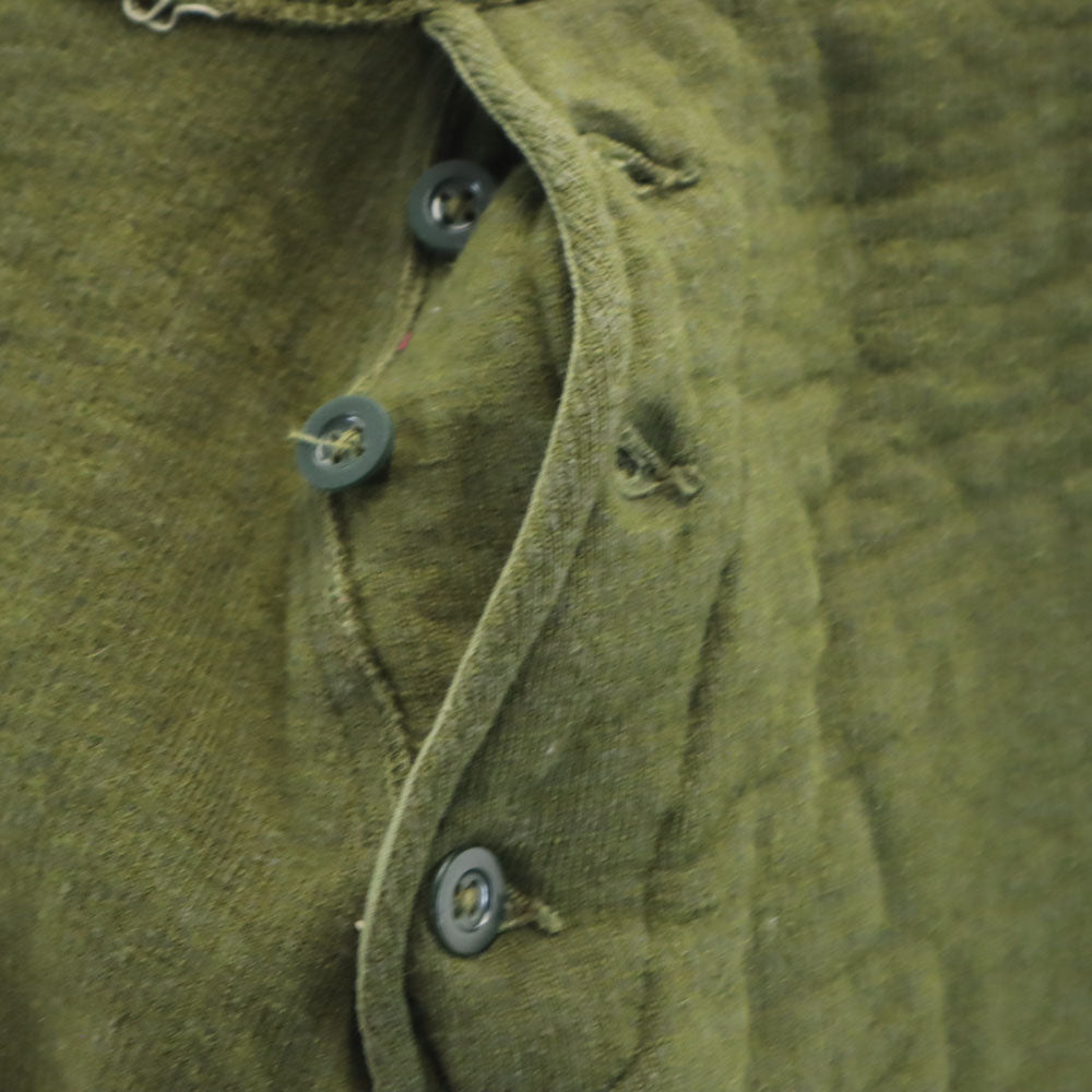 British Army イギリス軍 50s ヴィンンテージ トラウザーインナー パンツ 6 カーキ ウール ミリタリー メンズ