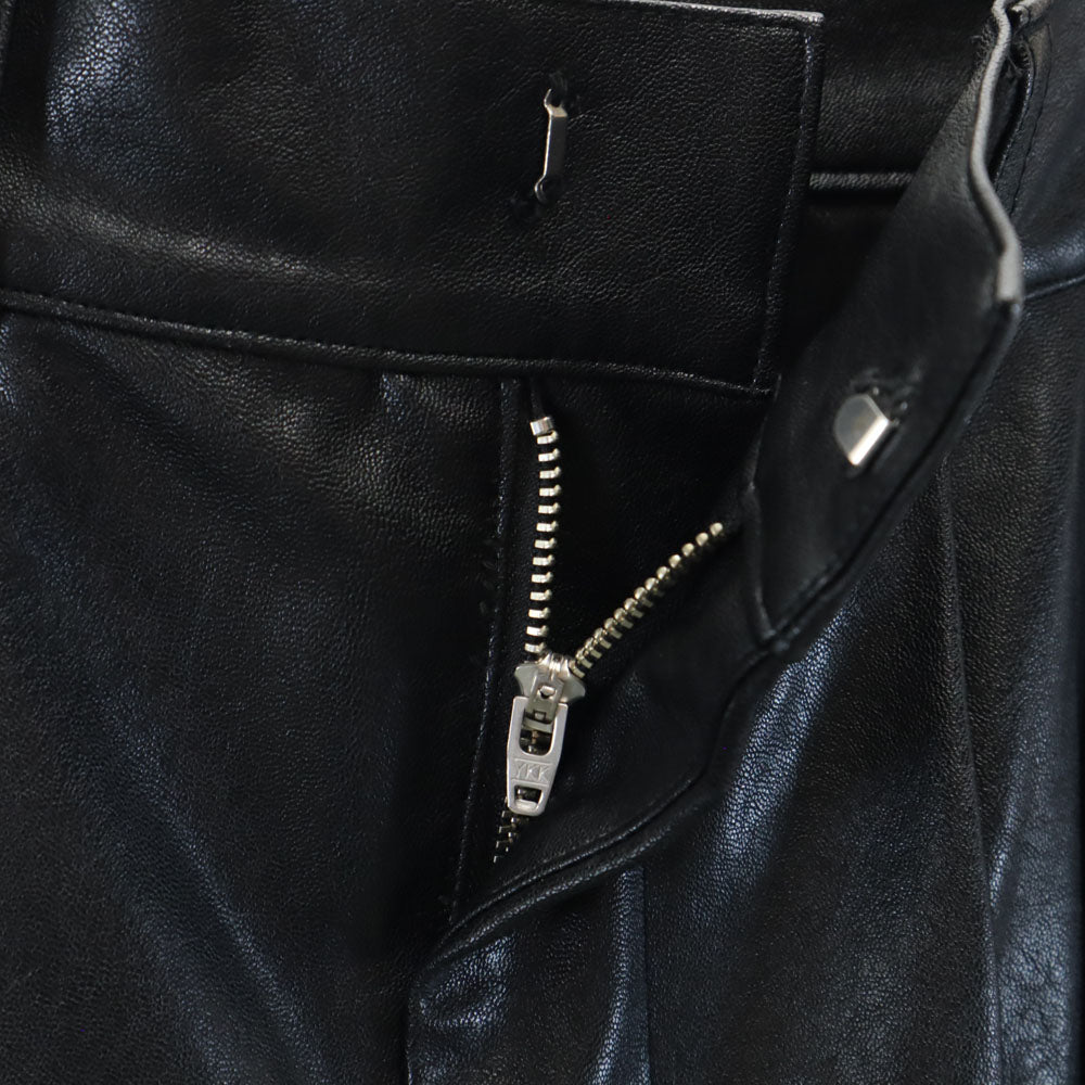 PARADOX パラドックス レザーパンツ M ブラック 七分丈 メンズ