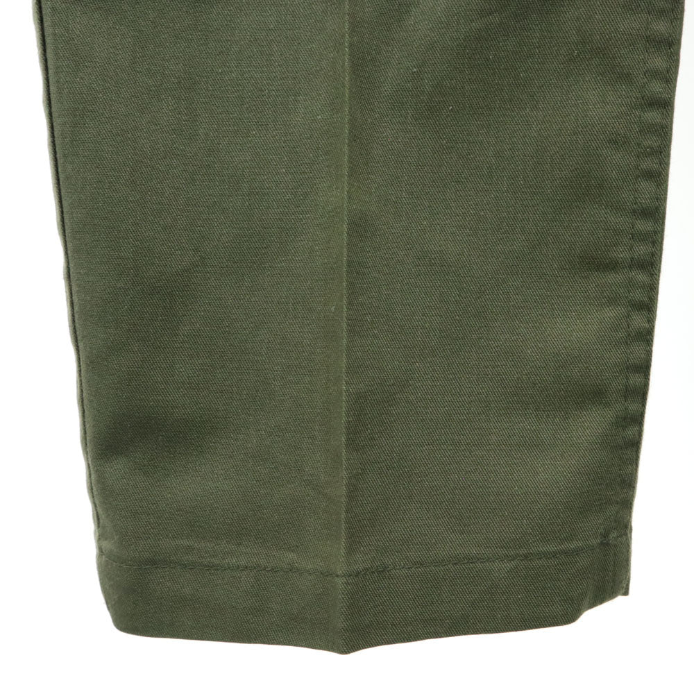 アメリカ軍 80s DLA ヴィンテージ ベイカー パンツ W28 カーキ US ARMY ミリタリー ユーティリティ メンズ